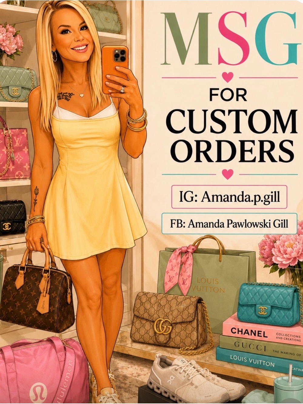 Read description to M•S•G me for custom orders! Do not purchase this image.